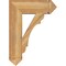 Ekena Millwork Olympic Arts & Crafts Rough Sawn Bracket, Western Red Cedar, 6"W x 22"D x 30"H BKT06X22X30OLY03RWR - alternate 4